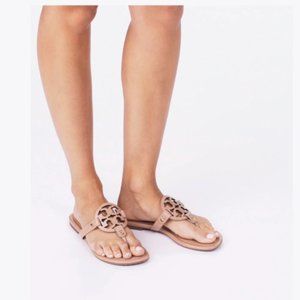 New Tory Burch Miller Leather Sandal